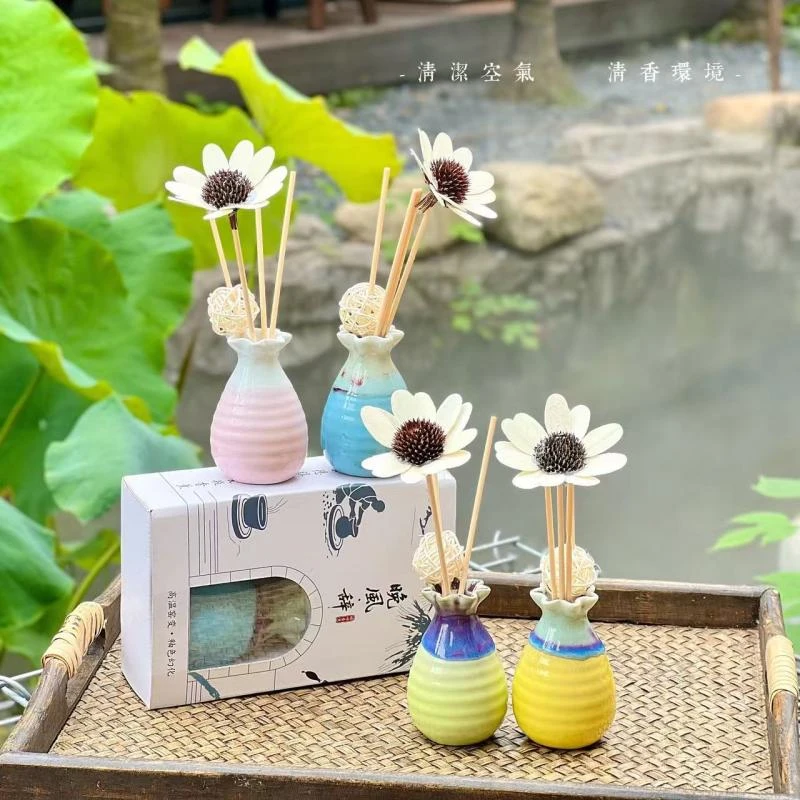 晚风辞香薰传统陶艺与现代香氛的完美融合清新淡雅久闻不腻