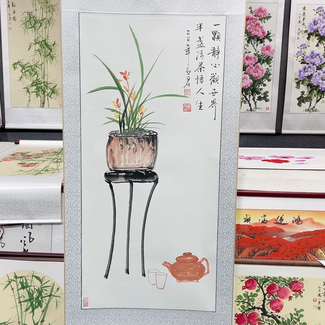 国画手绘画绘画作品