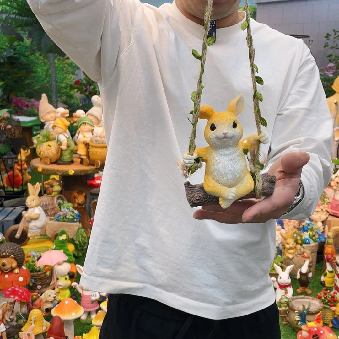 红陶花园庭院摆件