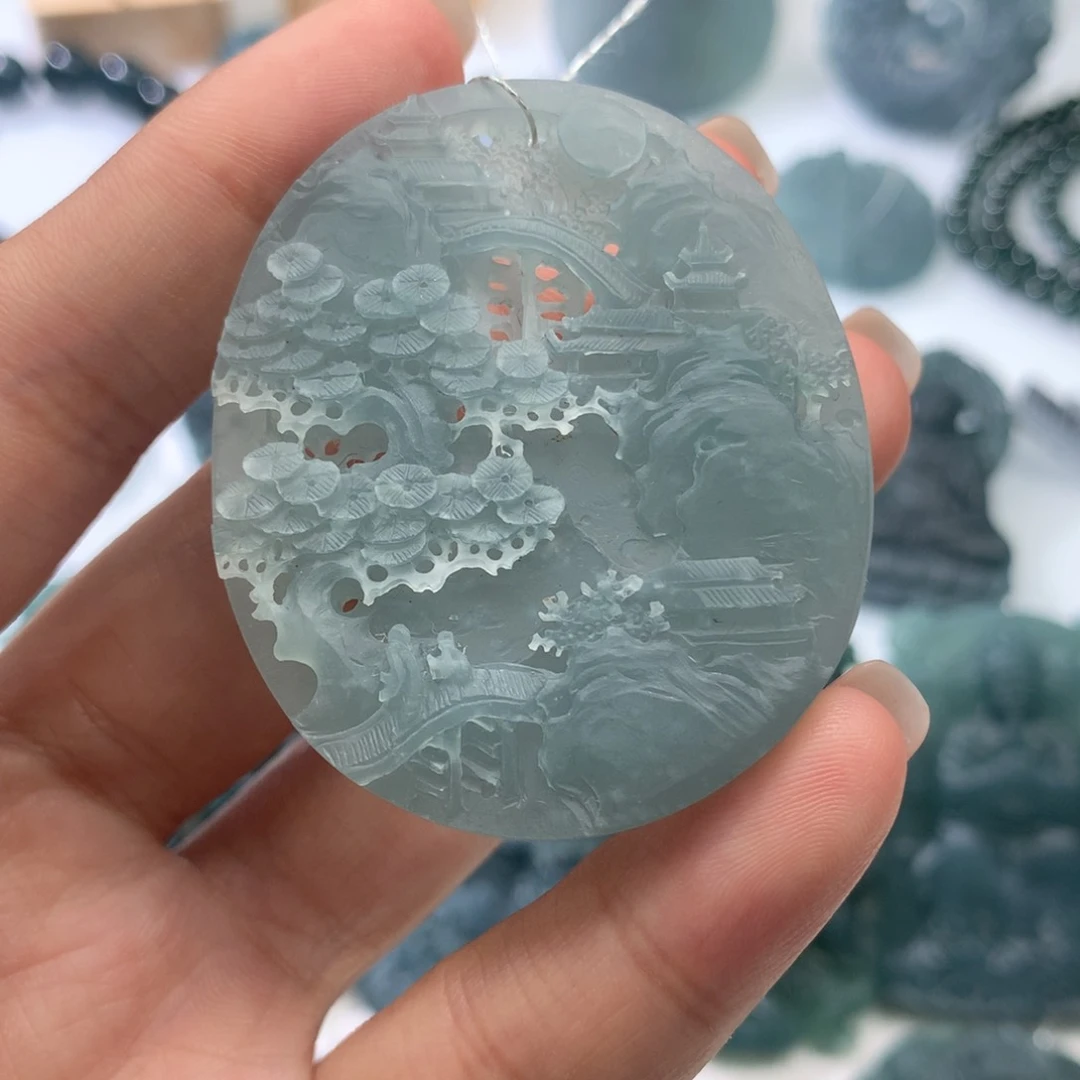 未镶嵌定制翡翠毛货不退不换