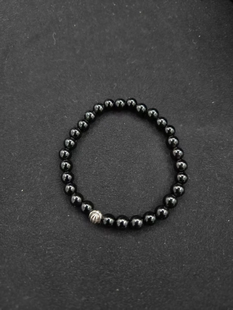 99新 Diesel jp79 克罗心 黑曜石手链