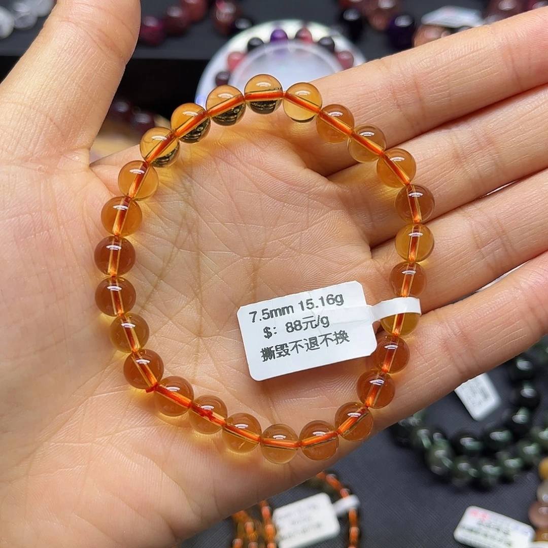 小***。水晶手链未镶嵌手链