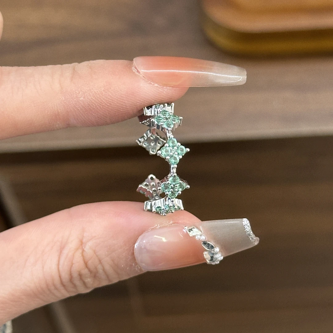 铜合金合成锆石戒指 CC9748 高定系列 开口戒指