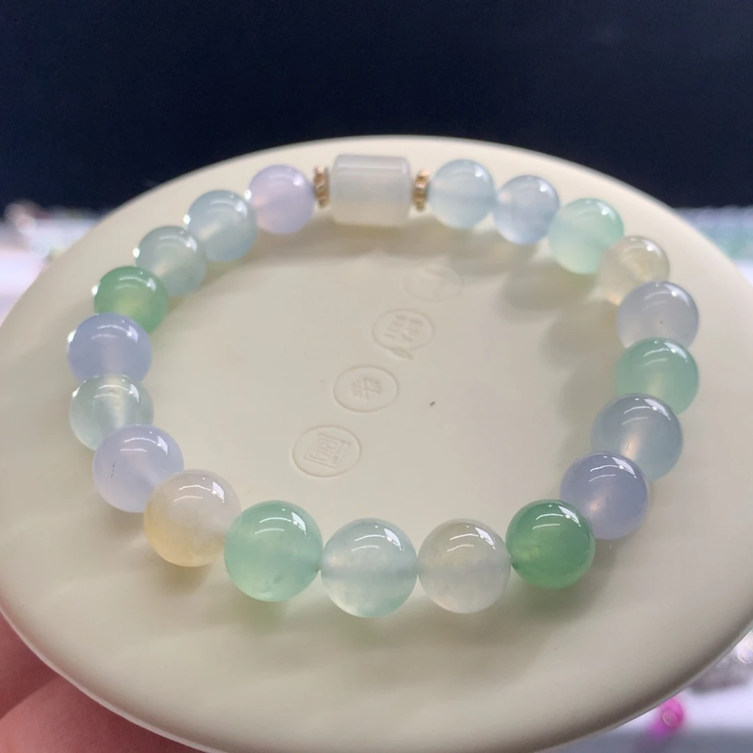 翡翠未镶嵌手链天然翡翠