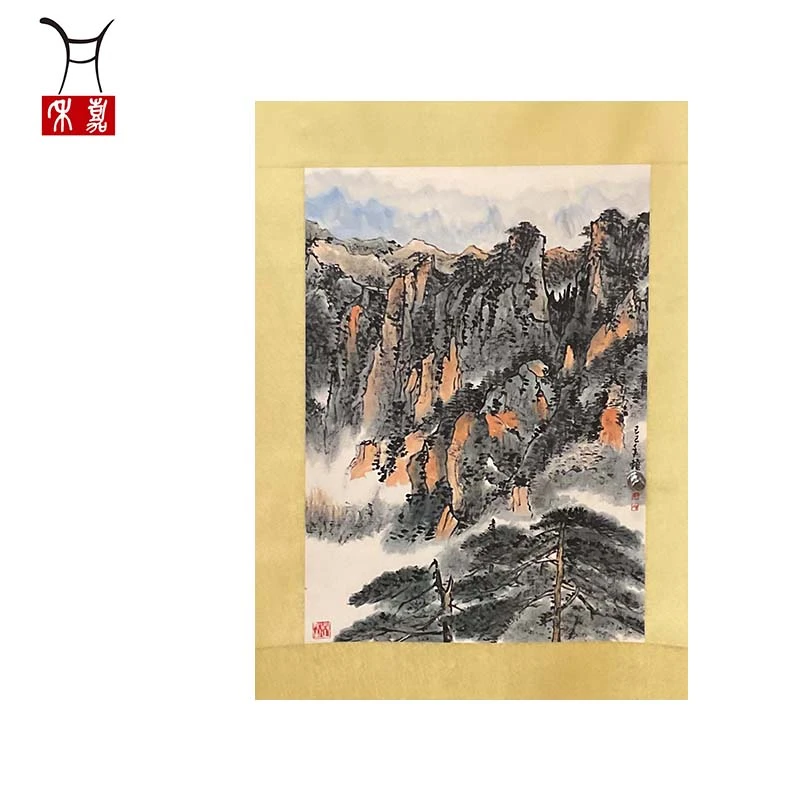 B1021赖先生SQ山水立轴67x45/2.7平尺