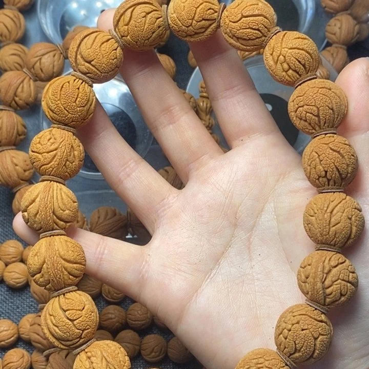 桃核吊坠秦岭山野生桃核