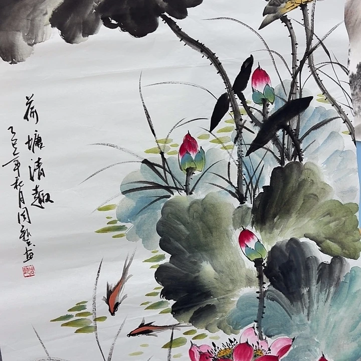 国画纯手绘国画作品