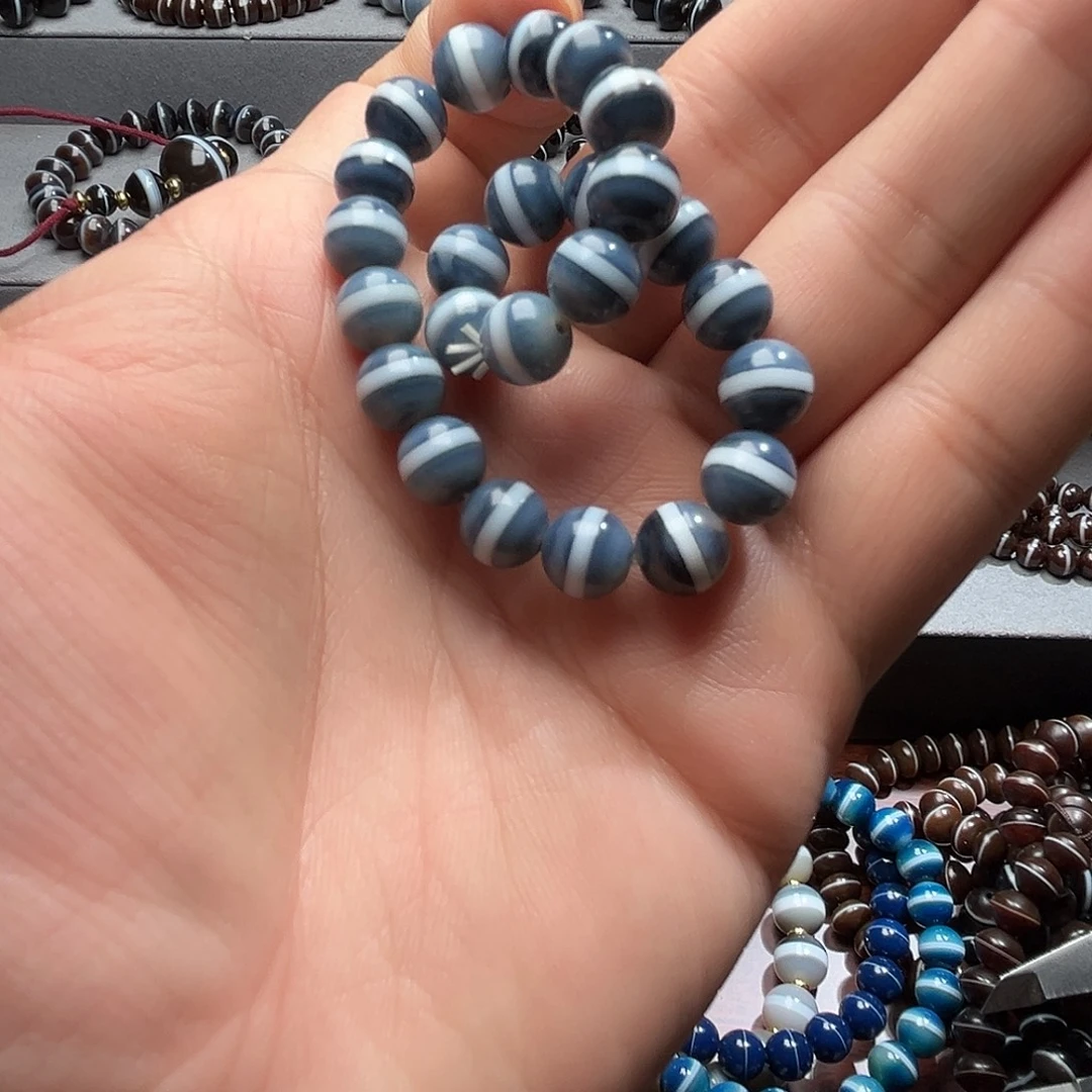 玛瑙/玉髓未镶嵌珠串