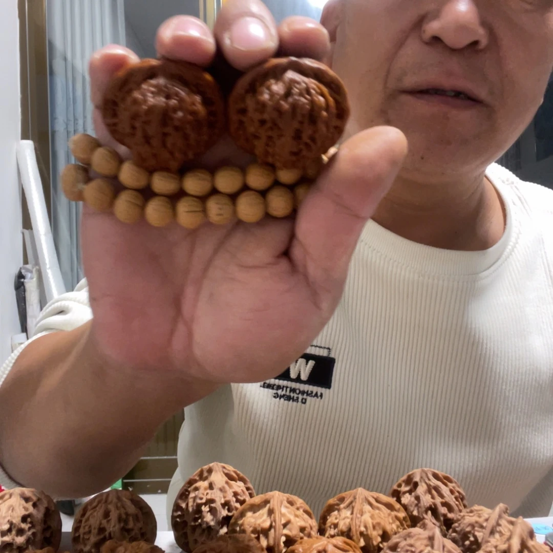 西***银文玩核桃吊坠楼子42