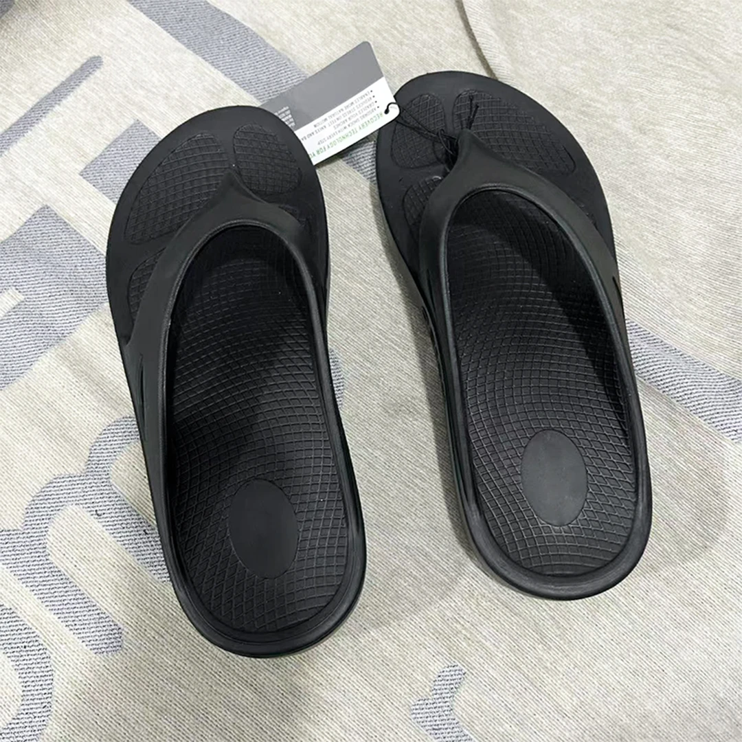 踩屎感带足弓支持厚底休闲运动舒适增高减压赛后恢复人字拖鞋