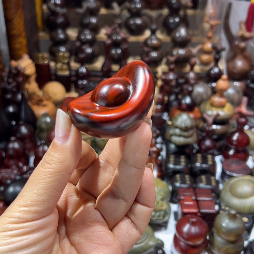 香榧木东非紫檀元宝