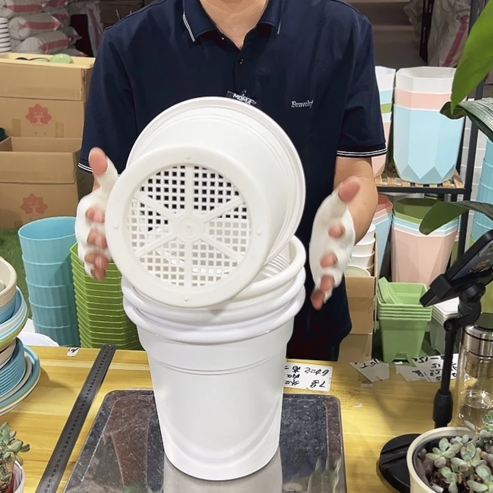 翻边口21高22白色无托4个