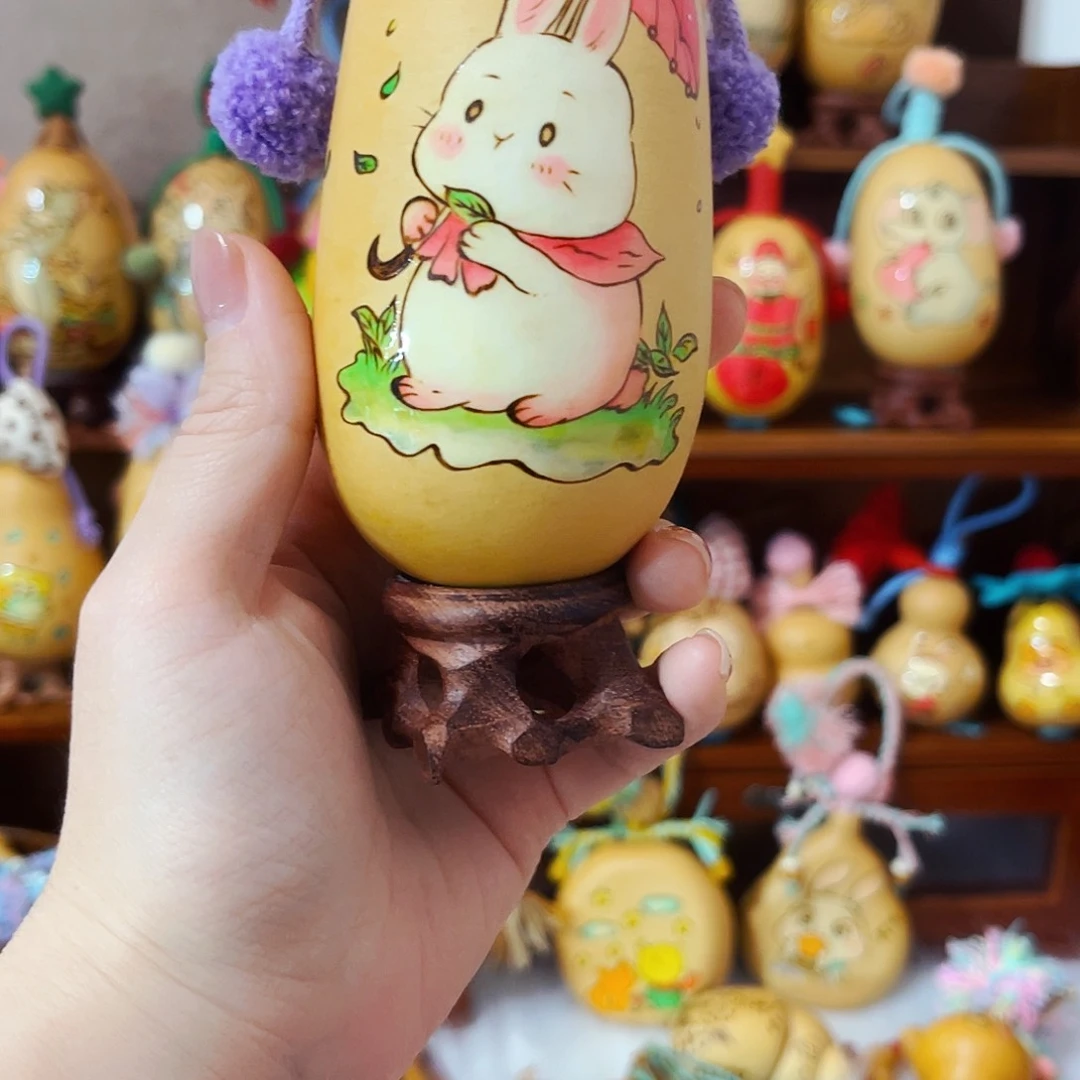 紫*再送个木质底座给你哈宝