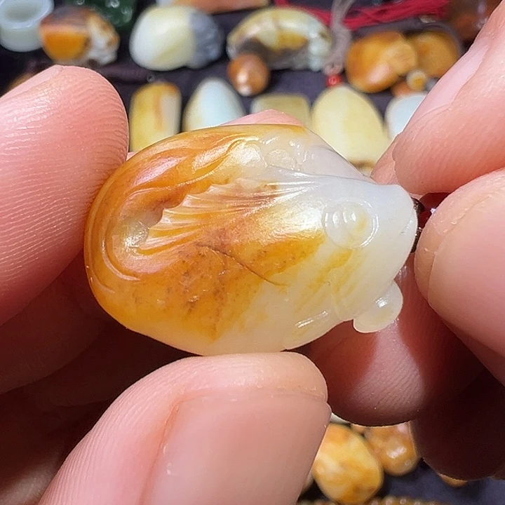 和田玉未镶嵌吊坠(不含链)