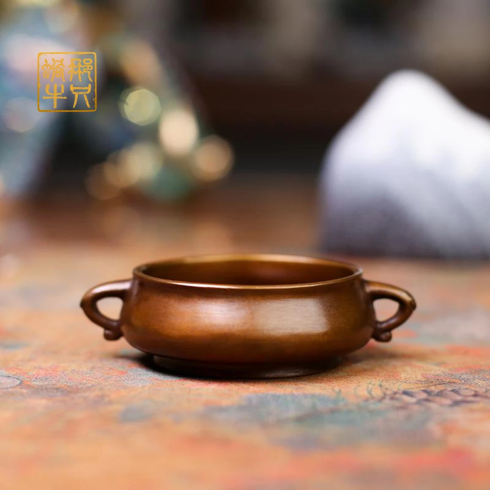 那只蜗牛 7#蚰龙炉炉铜器书房茶室摆件工艺精美经典禅意铸造礼品