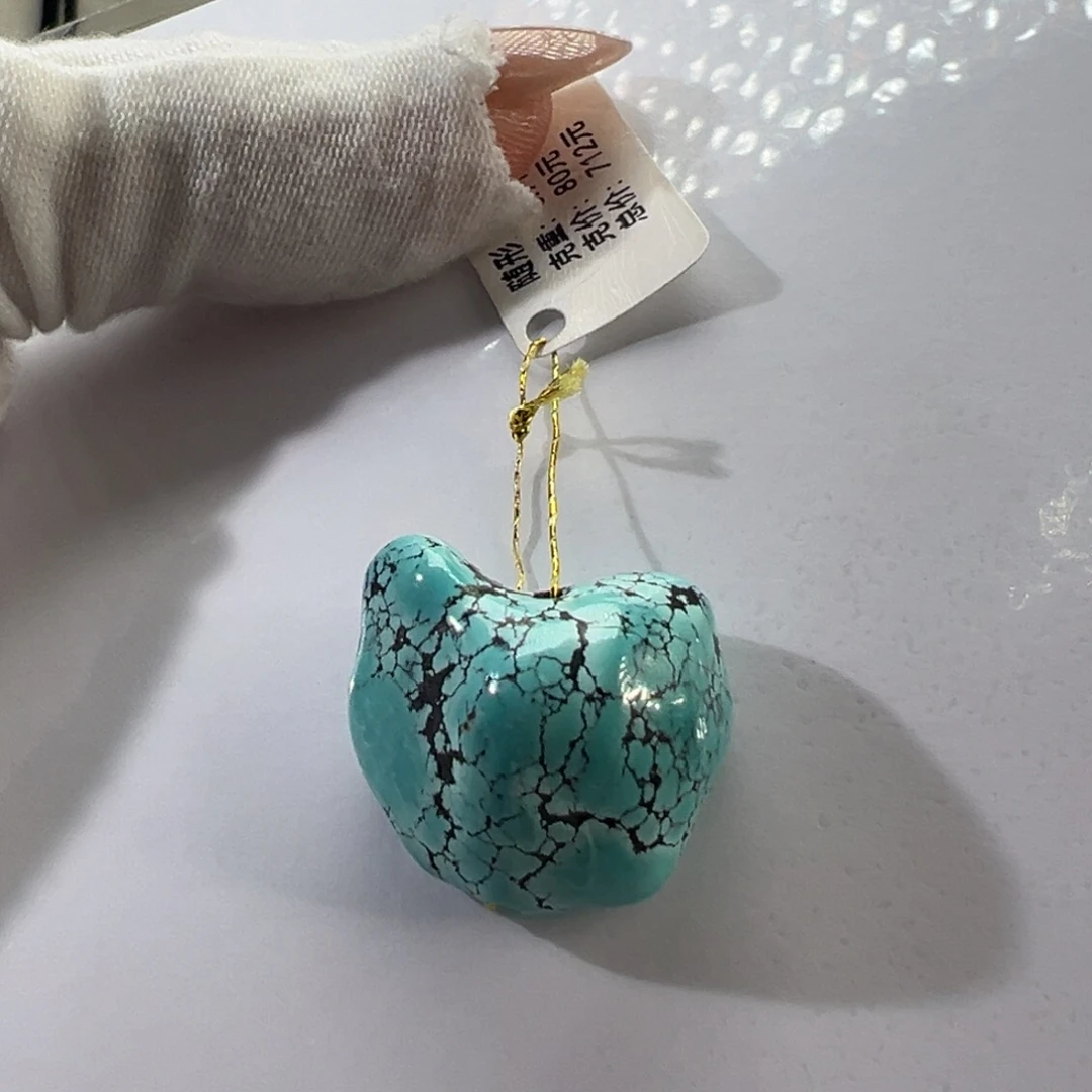 绿松石未镶嵌挂件