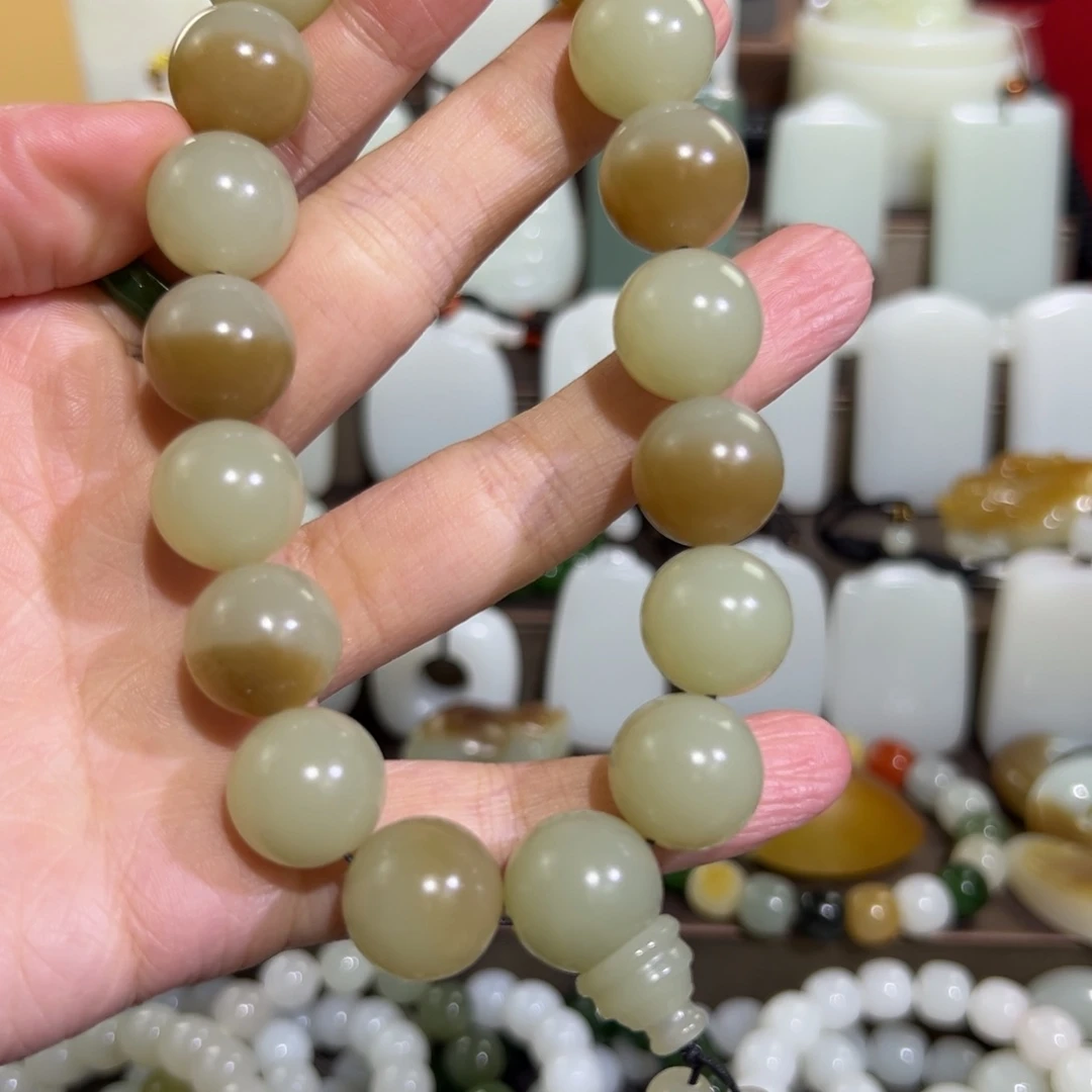 和田玉（糖玉）手链未镶嵌