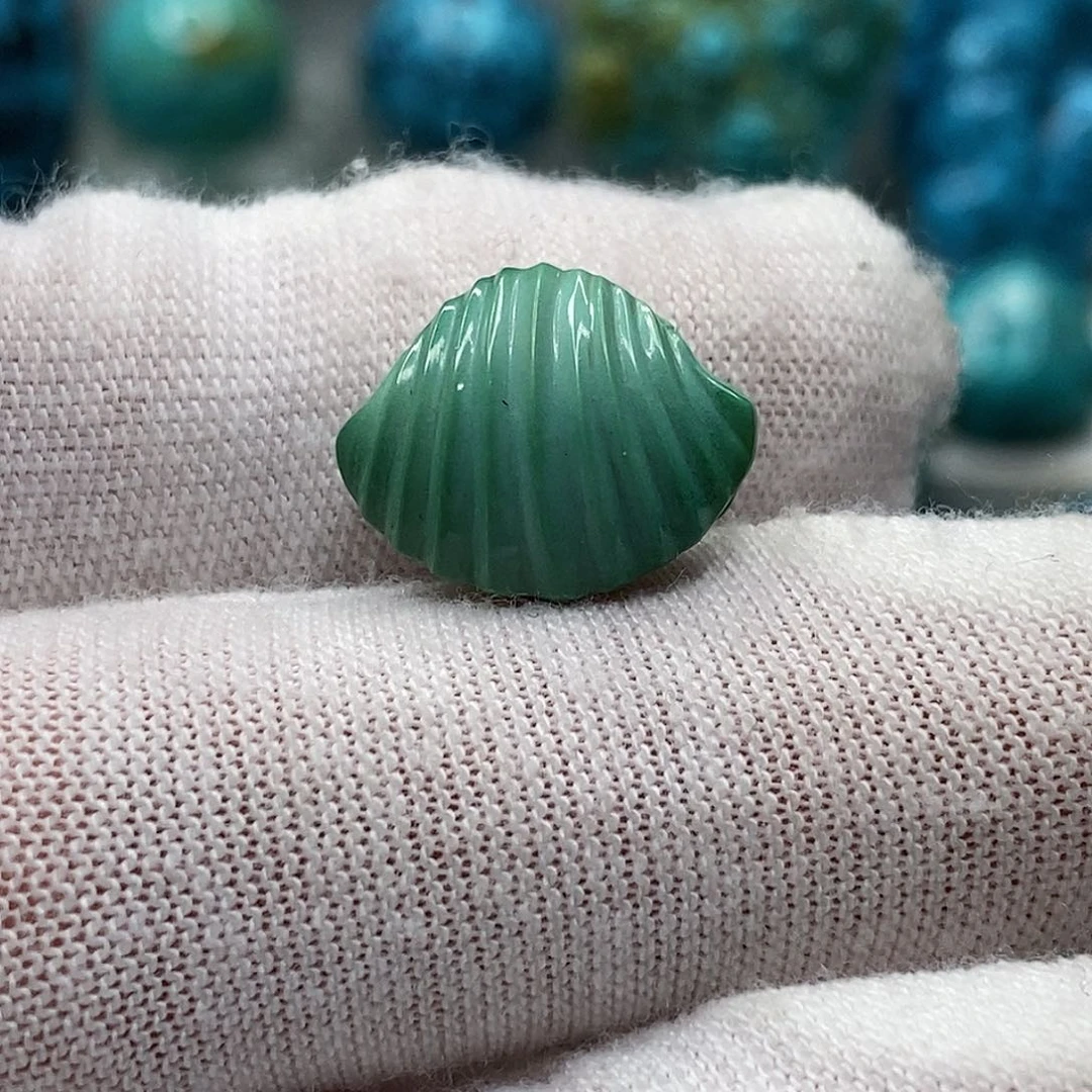 绿松石未镶嵌天然原矿 地大质检 抖音基地 顺丰发货