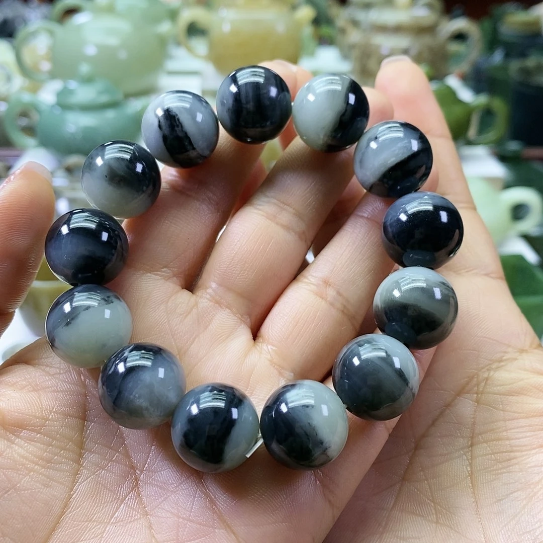 和田玉手串未镶嵌突***?