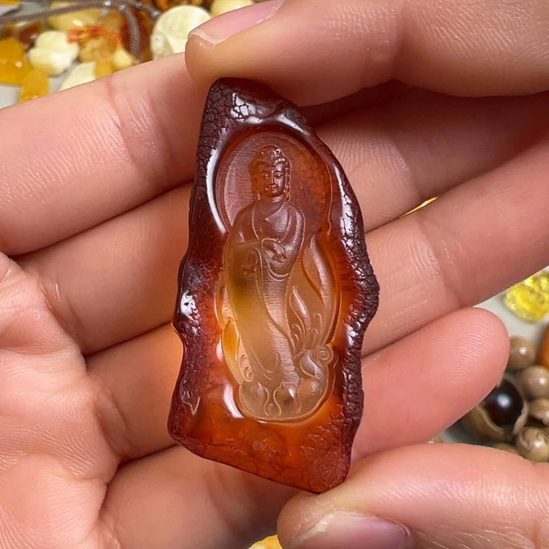 琥珀未镶嵌裸石琥珀