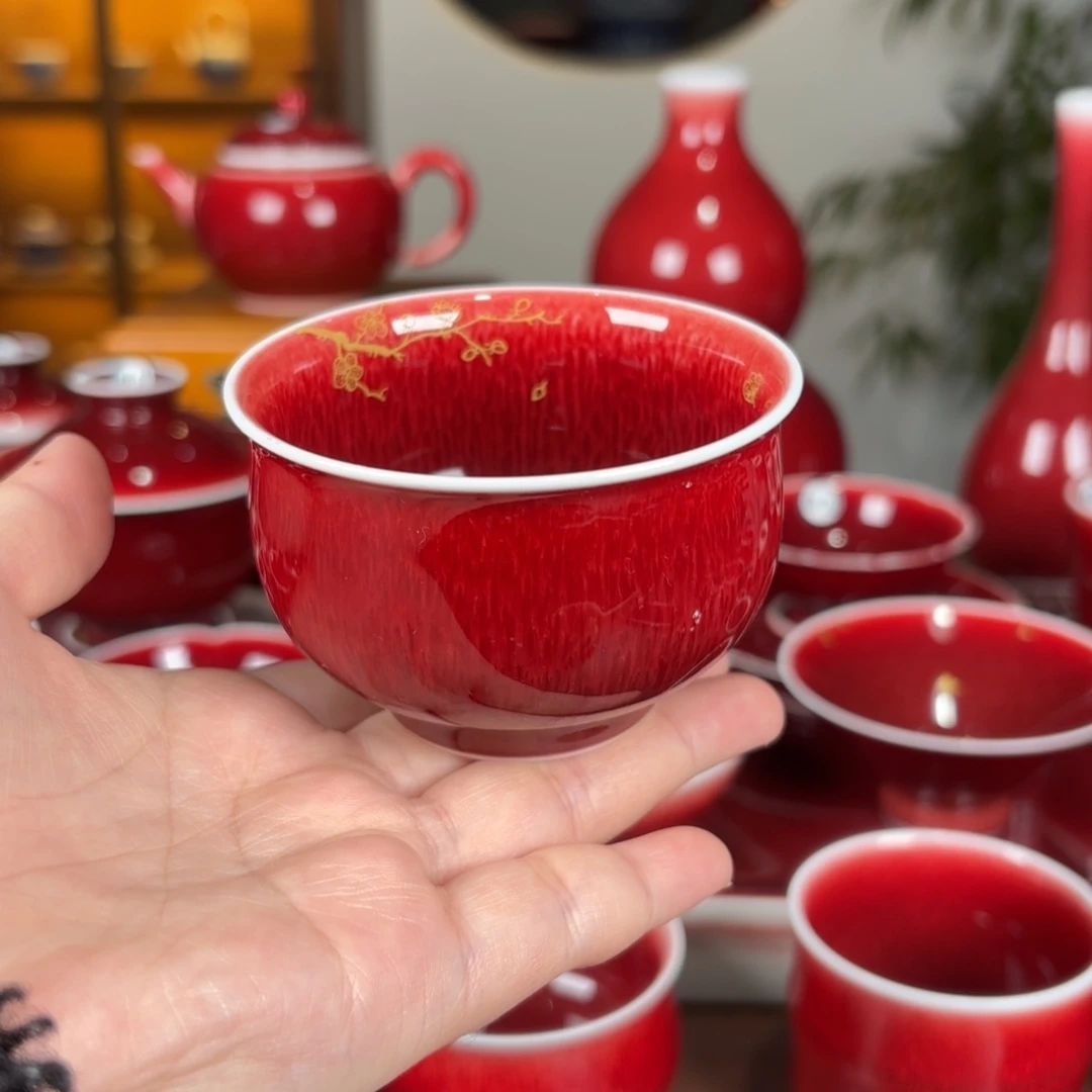 杯子景德镇高温原矿釉