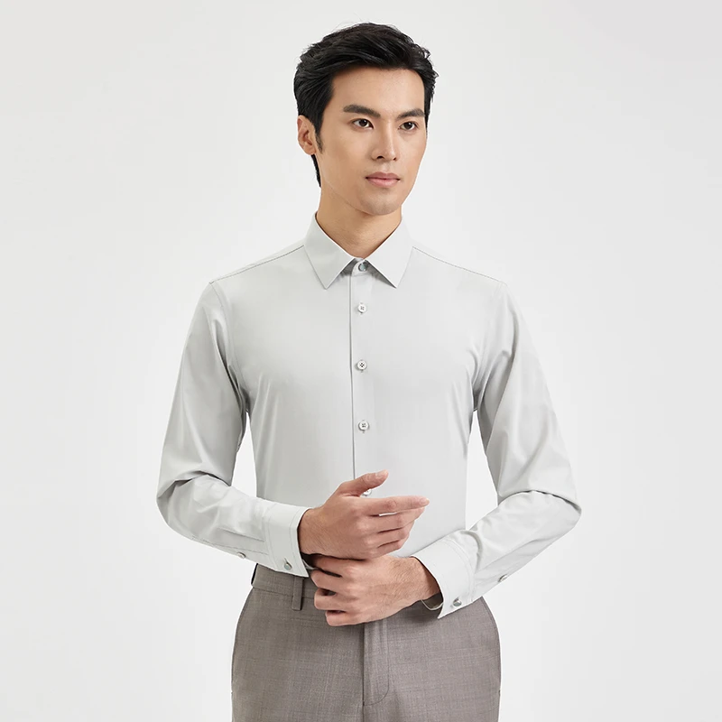 专柜春夏/柒牌/衬衫/商务长袖衬衫/724A70050