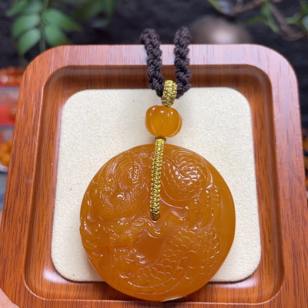 蜜蜡未镶嵌颈饰项链