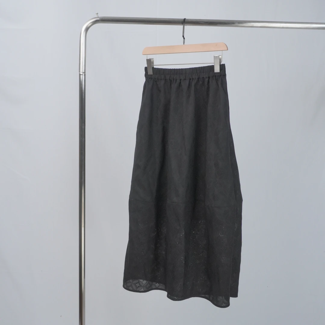 浔象丝绸四经绞罗香云纱桑蚕丝花苞裙