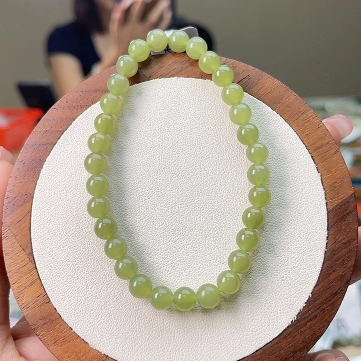 和田玉未镶嵌手链A65卡6