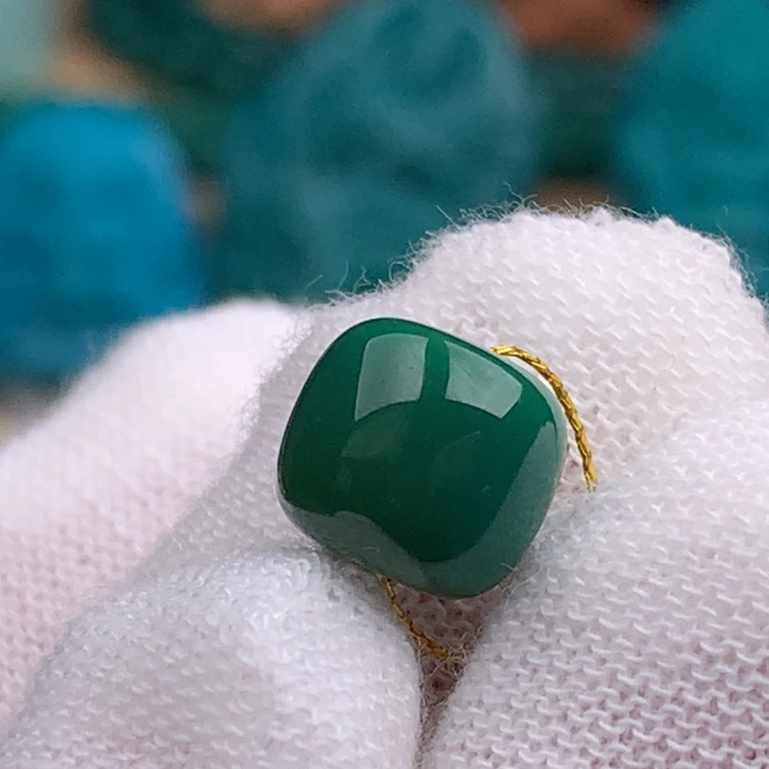 未镶嵌绿松石珠宝奇石9.2mm