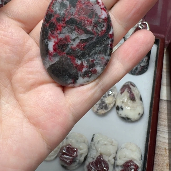 天然辰砂朱砂吊坠7