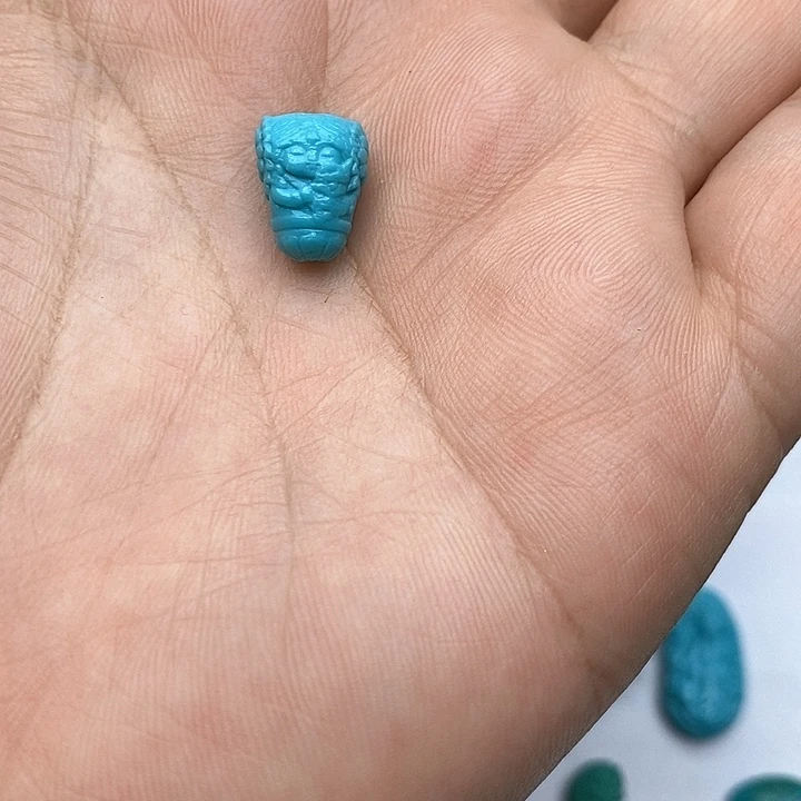 拉***布未镶嵌绿松石珠宝奇石