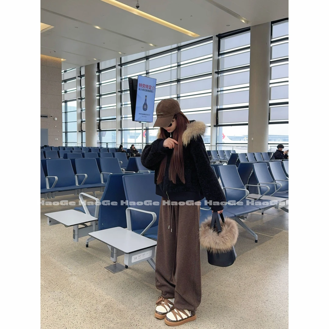 浩哥严选●休闲裤预HGD5XXK5334A百搭宽松秋冬显瘦外穿冬季时尚款