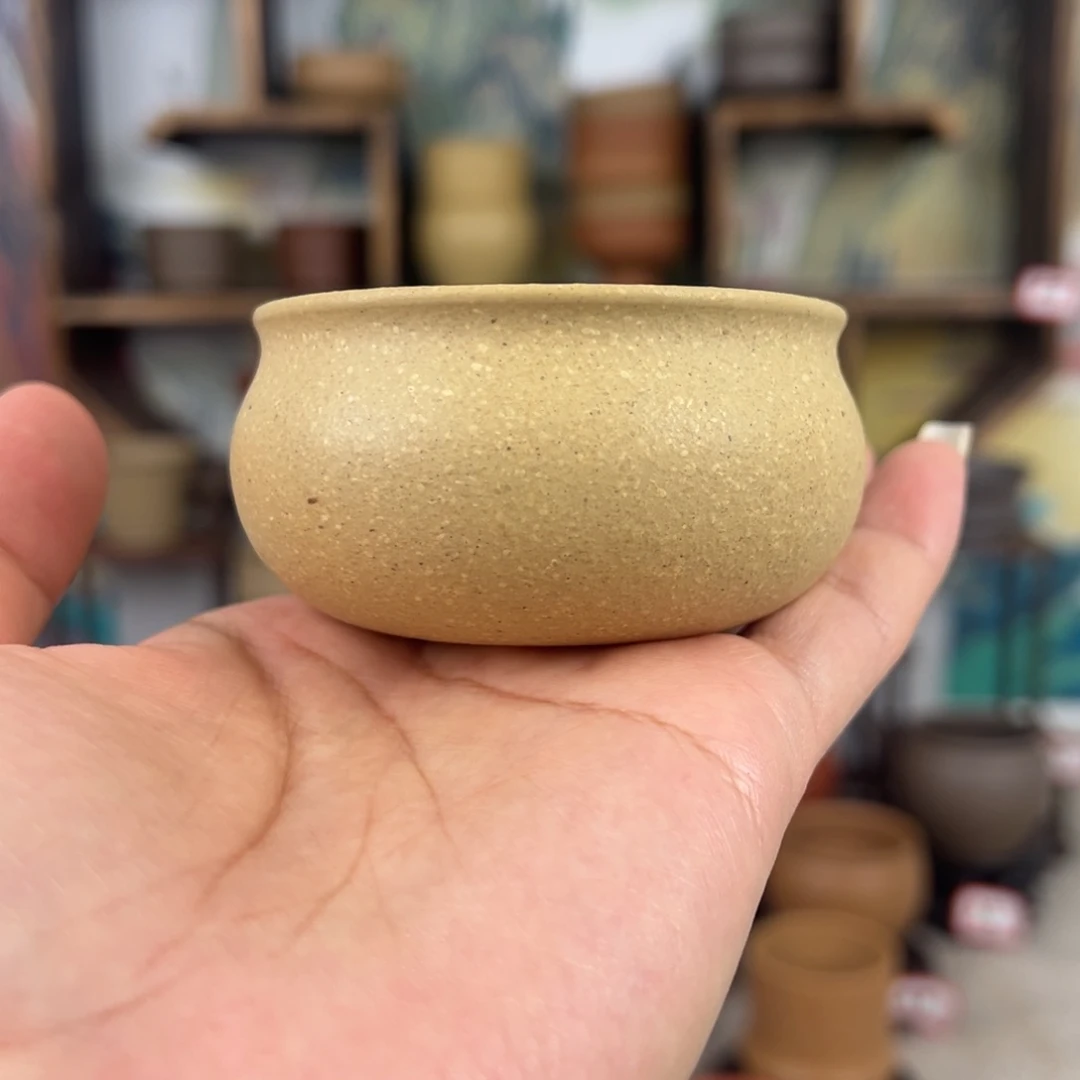 紫砂茶杯拙器甄选，纯原本矿。