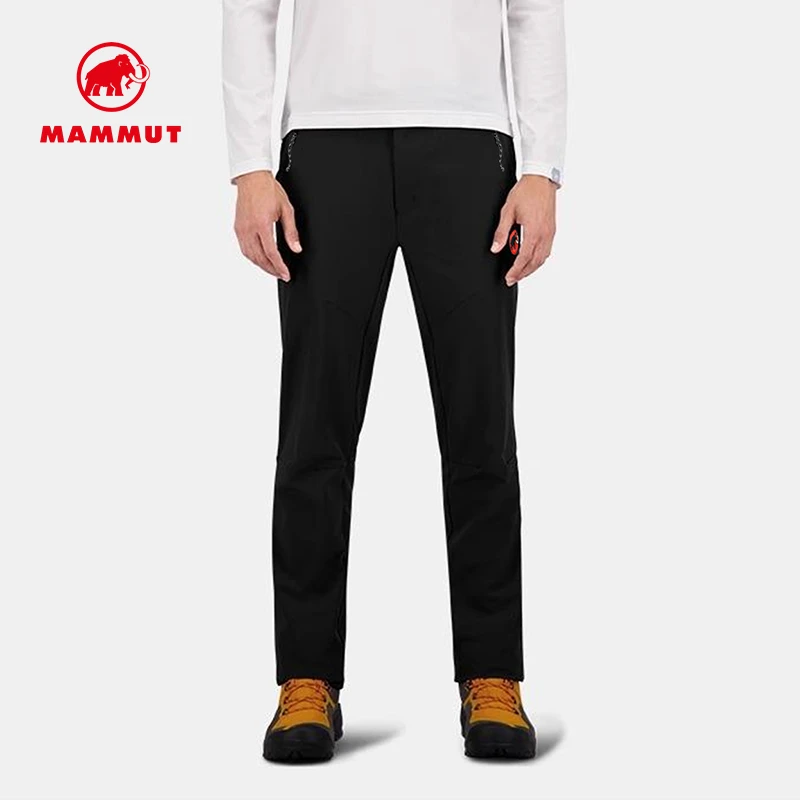 MAMMUT猛犸象Trekkers 3.0户外玩水高弹耐磨防泼水红标软壳长裤