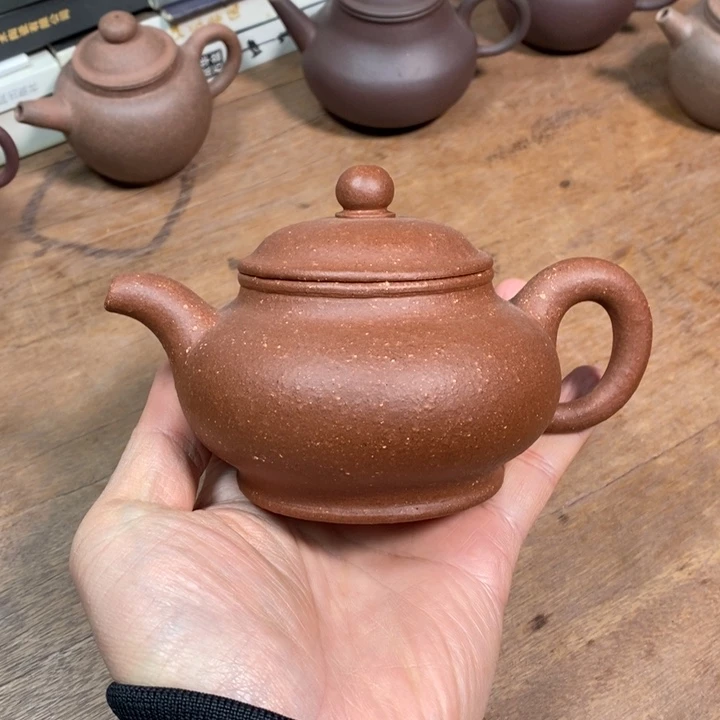 茶壶紫砂210cc紫泥调砂