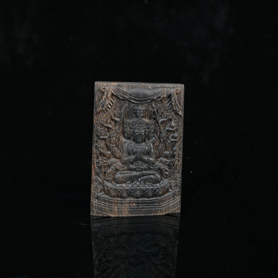 A6063 巴布亚沉香满油沉香千手观音 6.1x4.3x1.18cm 31.75g