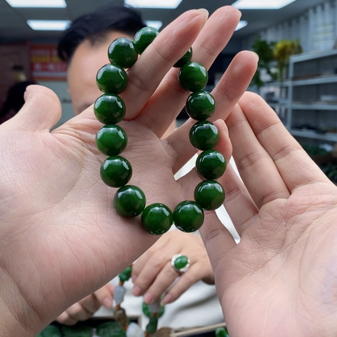 和田玉手串未镶嵌多样性发货 拍一发一