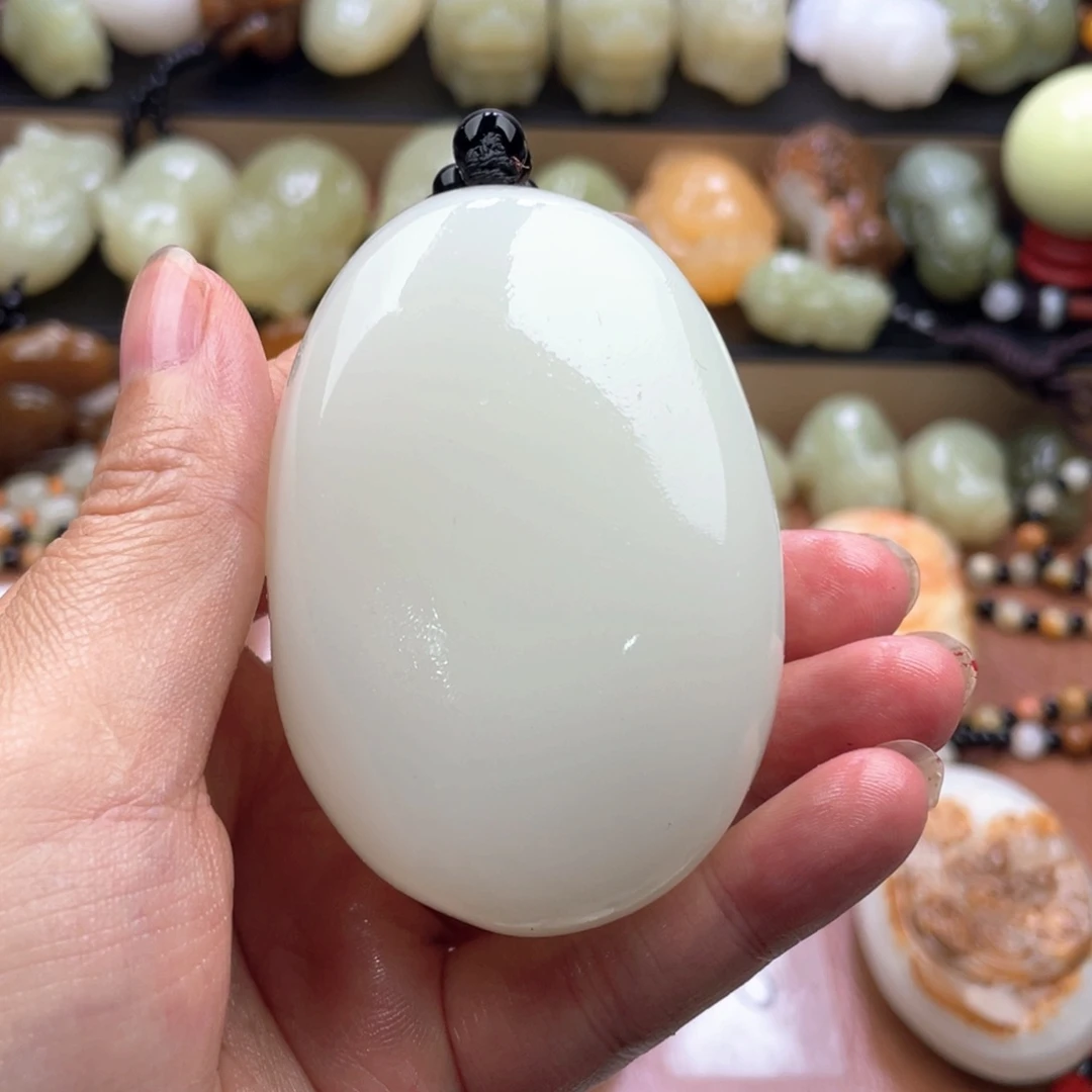 神***龙石材天然古青石手把件