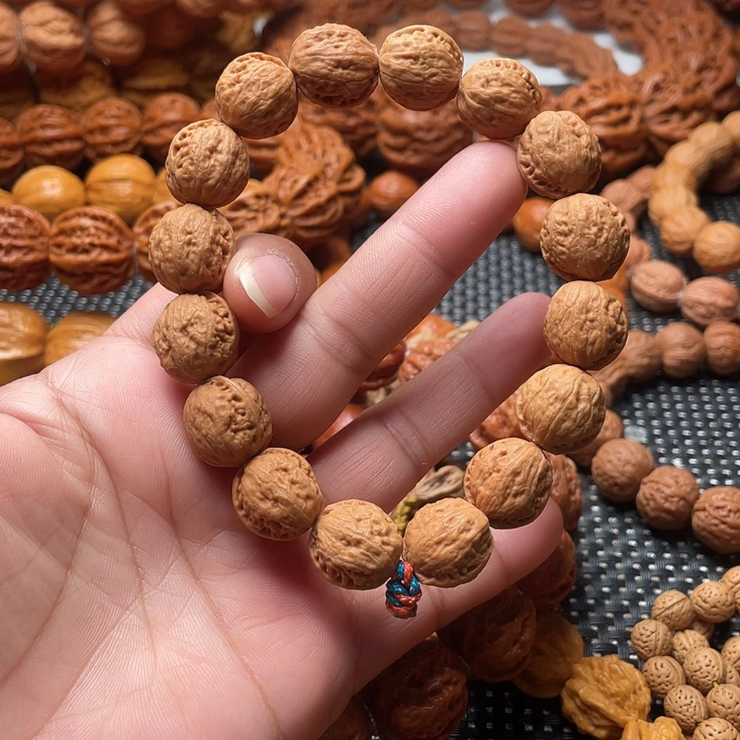 文玩核桃手串粗筋