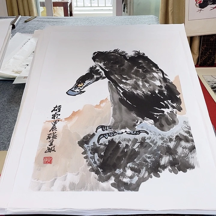 国画张圣敏先生纯手绘作品