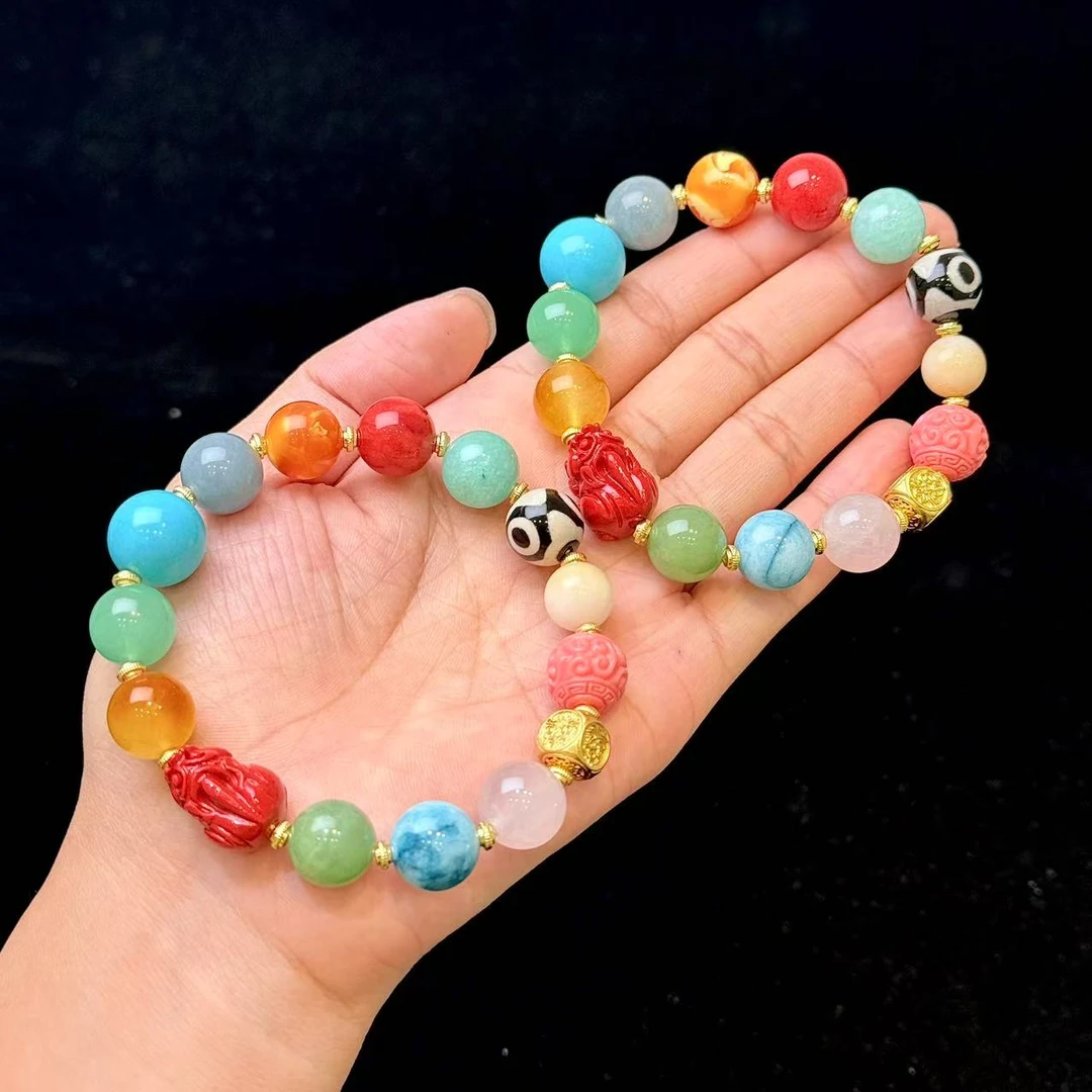 朱砂DIY多宝手串12mm（多样性发一件） C02-162