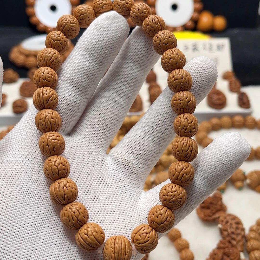 可***西核桃手串/手链手工桃核工艺制作