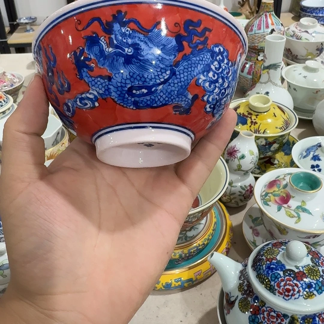 瓷片摆件的人多得不知道