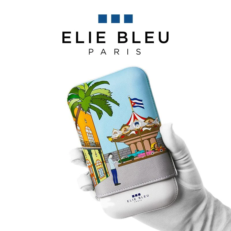 ELIE BLEU艾迪布尔旋转木马系列限量版雪茄剪打火机雪茄套保湿盒