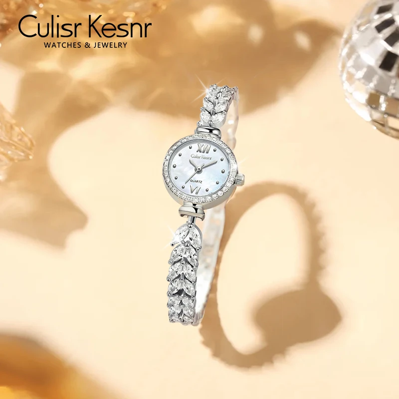 【专柜正品】美人鱼高颜值手表女款女士小众时尚腕表轻奢镶钻手链表