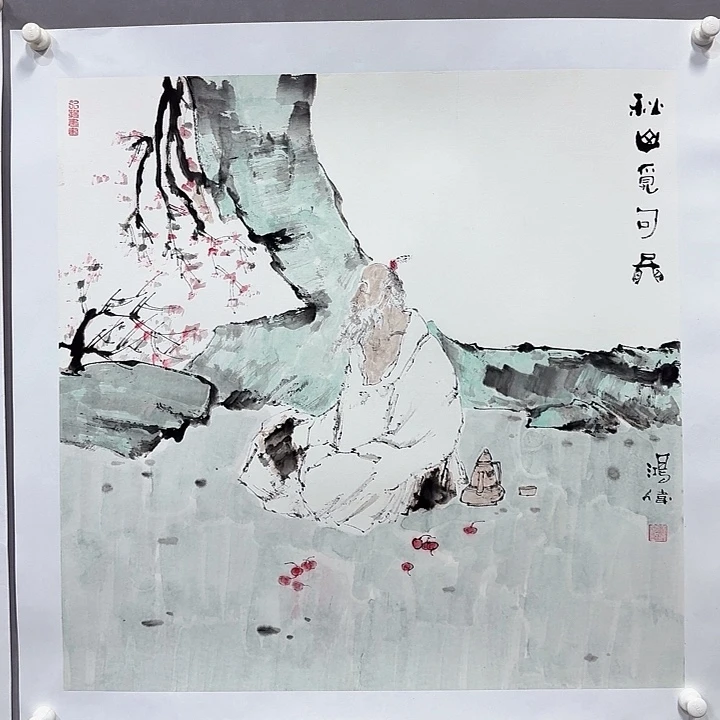 国画亲笔手绘放心去藏