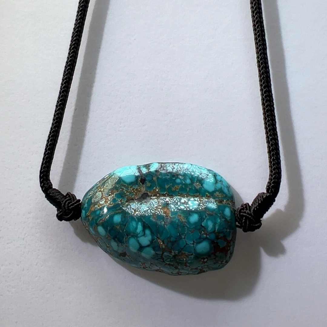 绿松石未镶嵌挂件