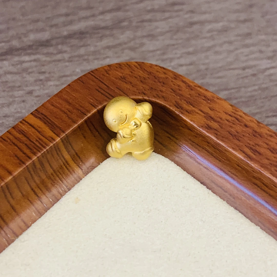 水贝黄金足金999姜饼人DP1428