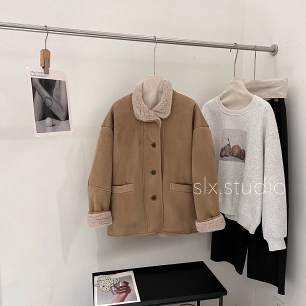 slx@ 838 外套皮毛一体